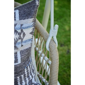 Irvington Garden Double Swing Ivory White Coconut