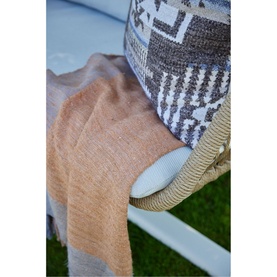 Irvington Garden Double Swing Ivory White Coconut