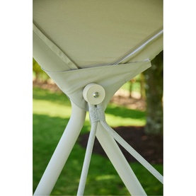 Irvington Garden Double Swing Ivory White Coconut