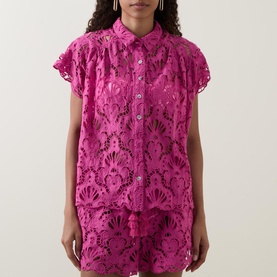 Sea Shell Crochet Shirt