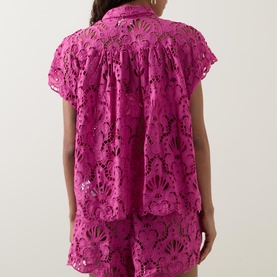 Sea Shell Crochet Shirt