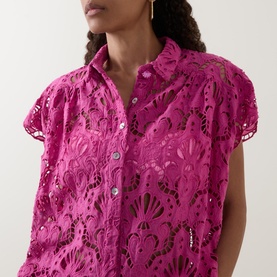 Sea Shell Crochet Shirt