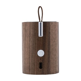 Drum Light Natural Walnut Bluetooth Speaker