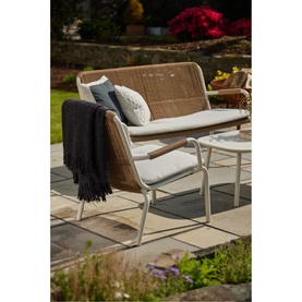 Dover Garden Lounge Set Ivory White Coconut