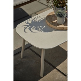 Dover Garden Lounge Set Ivory White Coconut