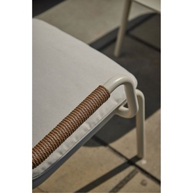 Dover Garden Lounge Set Ivory White Coconut