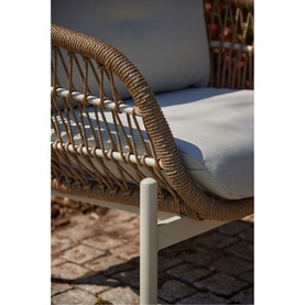 Irvington Garden Lounge Set Ivory White Coconut