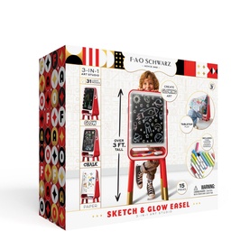 Sketch & Glow Easel 3-In-1 Art Studio