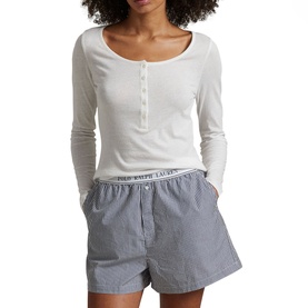 Pony Logo Henley Pyjama Top