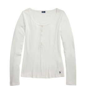 Pony Logo Henley Pyjama Top