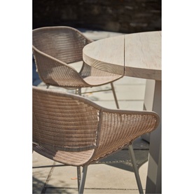 Maxfield Garden Dining Set Linen