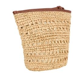 Savona Raffia Pouch Bag
