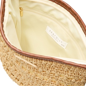 Savona Raffia Pouch Bag