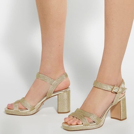 Manifesting Block Heel Sandals