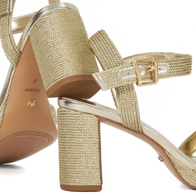 Manifesting Block Heel Sandals