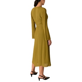 Alex Textured Wrap Dress