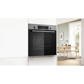 Series 4 Built-in Oven with Added Steam Function 60x60cm Stainless steel