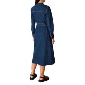 Myra Belted Denim Dress