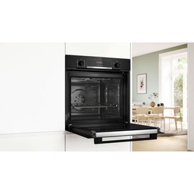 Series 4 Built-in Oven with Added Steam Function 60x60cm Black
