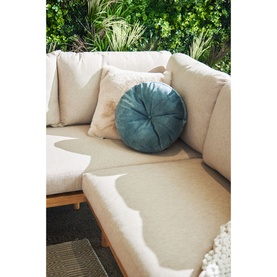 Maui 3-Piece Garden Lounge Set Stone Sand Olive Green