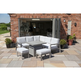 Costa Mini Modular Garden Set & Cover Grey