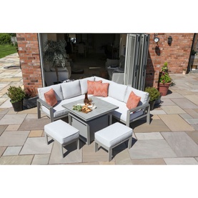 Costa Mini Modular Garden Set & Cover Grey