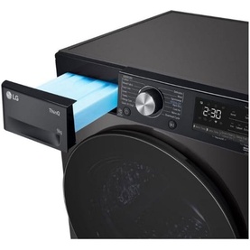 9kg DUAL Inverter Heat Pump&trade; Auto Cleaning Condenser Dryer Black Steel