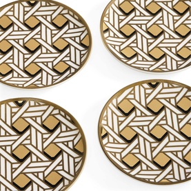 Basketweave Coasters