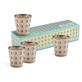 Basketweave Glassware Set