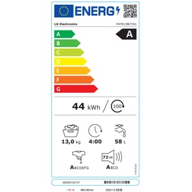 AI DD&trade; ezDispense&trade; 13kg Front Load Washing Machine Platnium Black