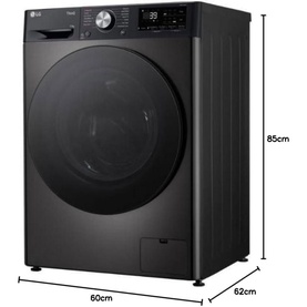 11kg 1400 Spin AI Direct Drive Washing Machine Black