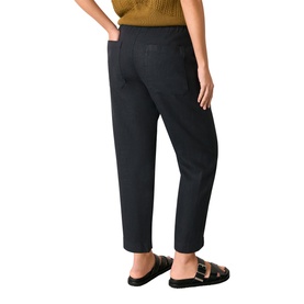 Linen Barrel Leg Trousers
