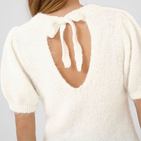 Emilie Tie Back Knitted Sweater