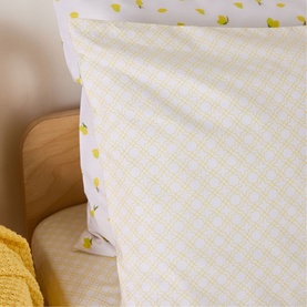 180 Thread Count Lemon Trellis Toddler Pillowcase