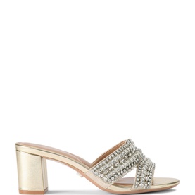Pageant Embellished Block Heels