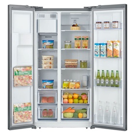 American Side By Side Fridge Freezer with Plumbed Ice & Water Dispenser