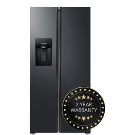 American Side By Side Fridge Freezer with Plumbed Ice & Water Dispenser