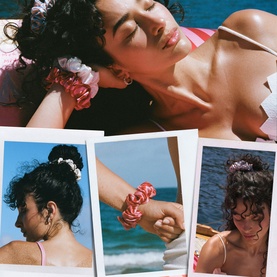 Pure Silk Large Scrunchies - Midsummer 