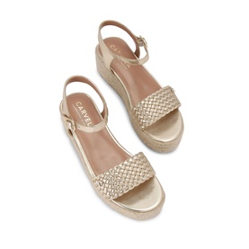Treccia Woven Flatform Sandals