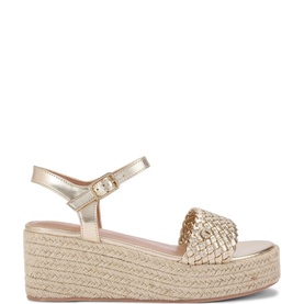 Treccia Woven Flatform Sandals