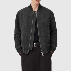 Saku Knitted Bomber Jacket