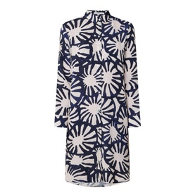 Abstract Printed Shirt Dress
