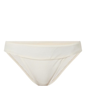 Mid-Rise Thick Waistband Bikini Bottoms