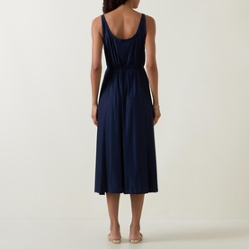 Chain Strap Flared Dress