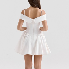 Elida Off-The-Shoulder Mini Dress