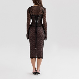 Gaia Lace Corset Dress