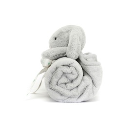 Bashful Silver Bunny Blankie 56cm