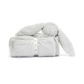 Bashful Silver Bunny Blankie 56cm