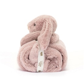 Bashful Luxe Bunny Rosa Blankie 56cm