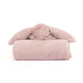 Bashful Luxe Bunny Rosa Blankie 56cm